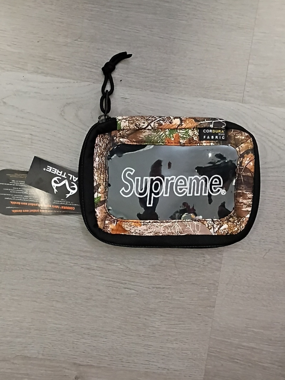 Supreme Camo Clear Window Toiletry Pouch - Brown/Black